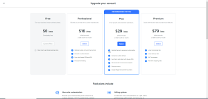 Screenshot of Square's pricing plans as of April 25th, 2024.