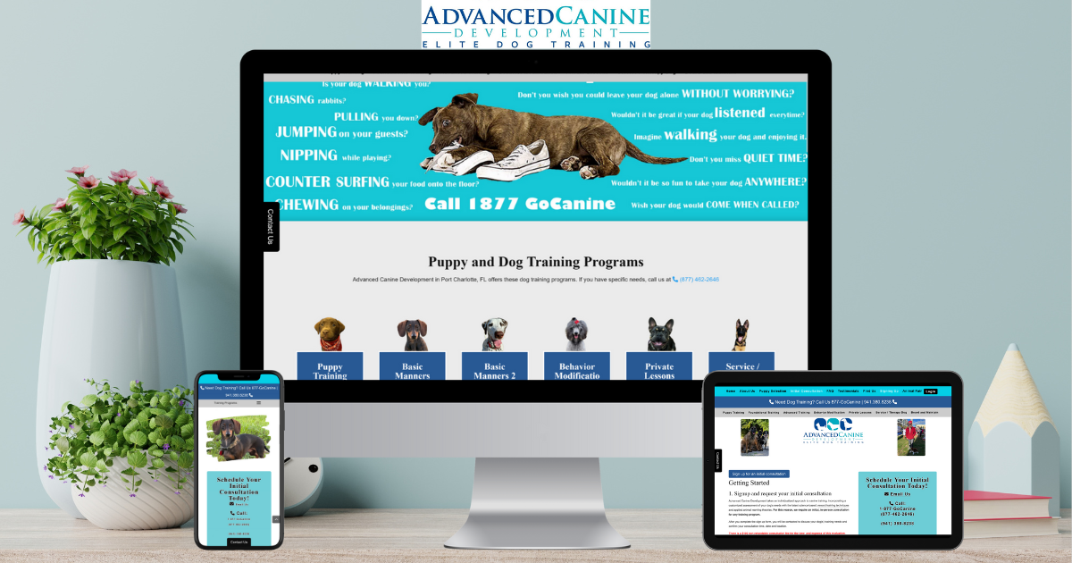 Advanced Canine Development Website